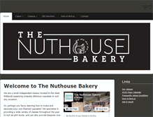 Tablet Screenshot of nuthousebakery.co.uk